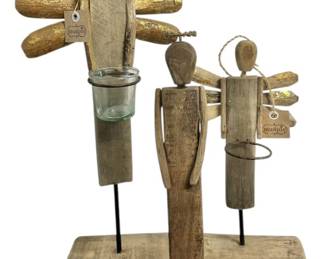 Rustic Wooden Angels