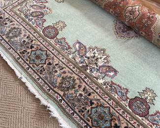$600 Antique wool rug has just been cleaned. 7’ x 10.5’
