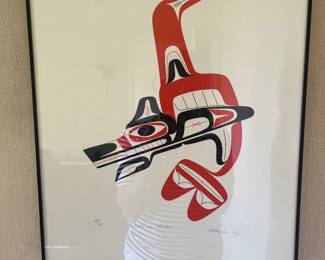 "Ka Kahwin chealth" 49/125. A. Thompson. Native American artist.