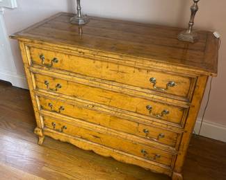 $780 Guy Chaddock 4-drawer chests. 42”W x 20”D x 34”H.