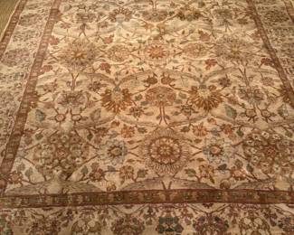 $2600. Pande Cameron Indian Mughal carpet. 8'1" x 9' 10". Originally $4450.00.