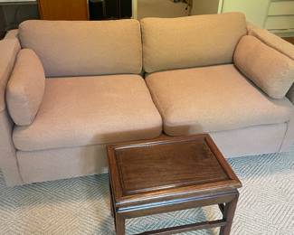 Another view of the mid-century style loveseat