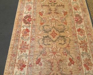 $740. Natural Dye Wool K-056 Gold runner from Latitudes Design Center Gallery. 2'8" x 12'1".