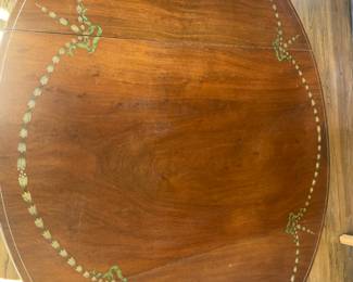 Close up of the table top