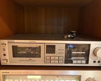 $60. Onkyo Cassette Deck.