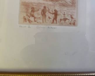 closer view of signature and title