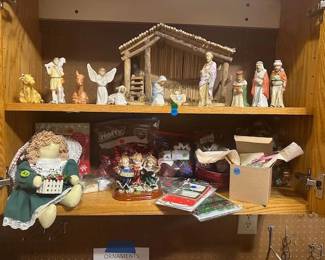 Vintage manger scene.