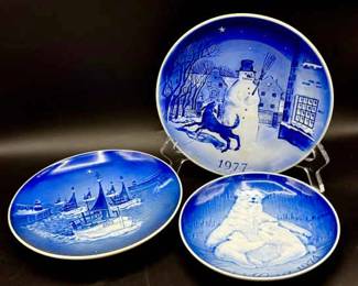 (3) Bing & Grondahl Collectible Plates