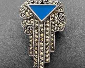 Art Deco Sterling Silver Pin