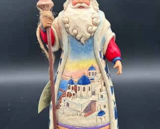 Jim Shore “Kala Christougenna” Greece Santa Figurine 2014 Heartwood Creek