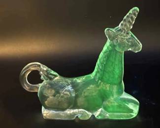 Kosta Boda Glass Unicorn Zoo Series Sweden Vintage