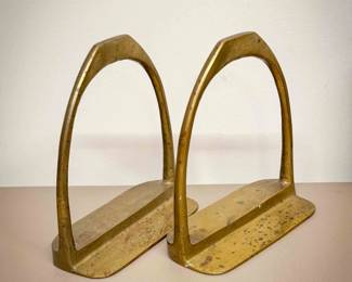 Brass Bookends