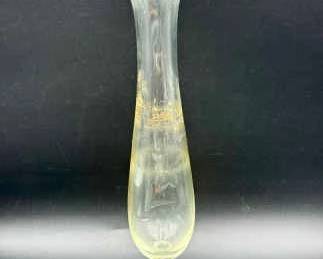 Empire Sterling Silver And Glass Weighted Vase