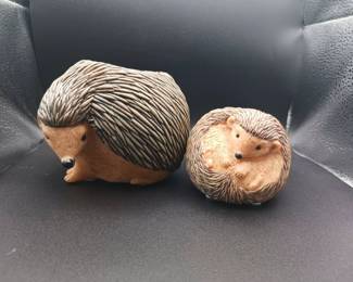 PartyLite Mama & Baby Hedgehog Universal Tealight Candle Holders