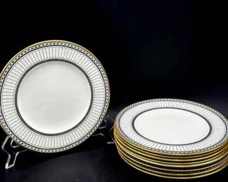 (9) Wedgwood Colonnade Plates