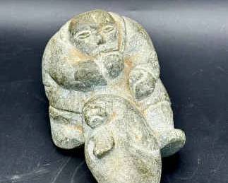 Signed Inuit Carving