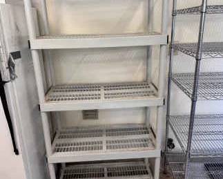 Five Level Plastic Shelf