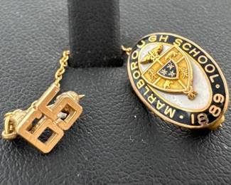 G.F. Marlborough School Tie Clip