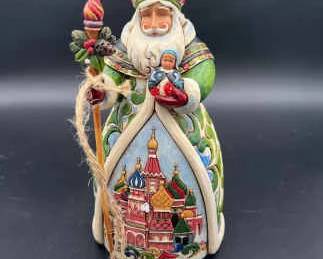 Jim Shore “Grandfather Frost” Russian Santa Figurine 2010 #1