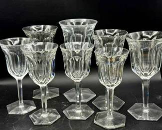 Baccarat Glasses With Stickers