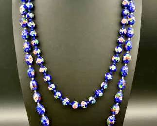 (2) Cloisonné Necklaces