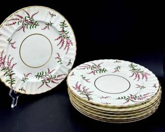 (7) Royal Worcester "Dunrobin" Plates