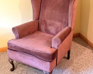 Dark Pink Victorian Style Chair