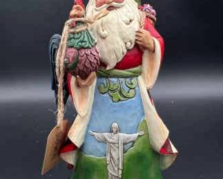 Jim Shore “Noite Feliz” Brazil Santa 2015 Heartwood Creek — No Box.