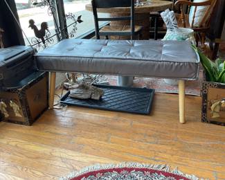 Metallic Bench - 40 x 18 x 16 - $87.50