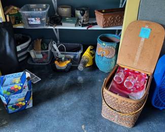 Bocce, Picnic Basket, Yard Stuff