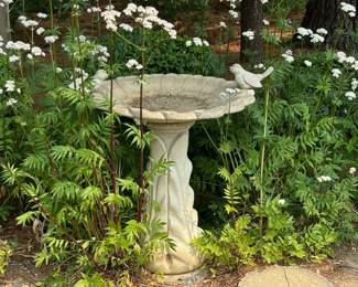 Concrete Birdbath
