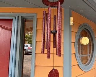 Large Red Wind Chimes