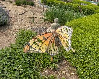 Metal Monarch Butterfly