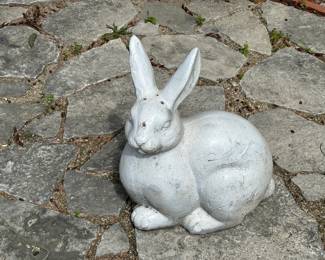 White Concrete Bunny