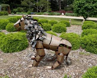 Small Metal Lion