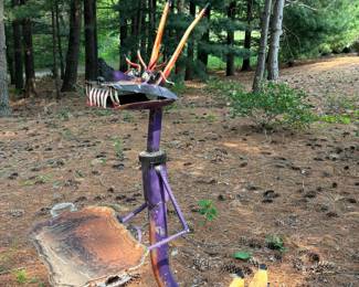 Purple Dragon w/Silver Tray