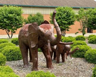 Mama & Baby Elephants