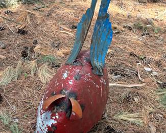 Red/Blue Flying Pig