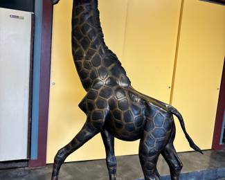6 Foot Metal Giraffe