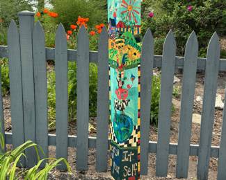 Painted Decor Post