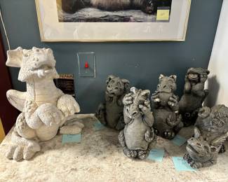 6 Gargoyles, Large and Small