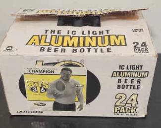 The IC Light Aluminum Beer Bottles Steelers and Jerome Bettis