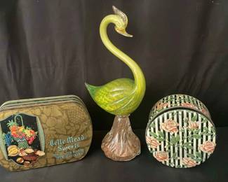 Tindeco Tins And Murano Bird