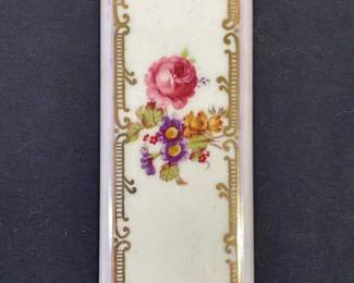Transferware Porcelain Push Plate