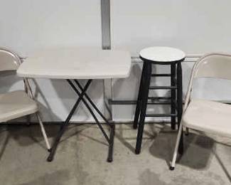 Foldable Table And Chairs