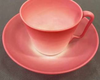 Peachblow Cup And Saucer