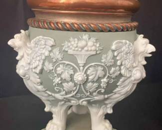 Wedgewood Jasperware Gryphon Covered Urn