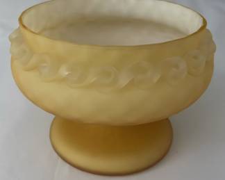 Victorian Footed Bowl With Rigaree