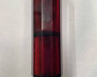 Ruby Red Victorian TwoSided Perfume Bottle