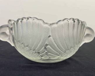 Glass Swan Bowl